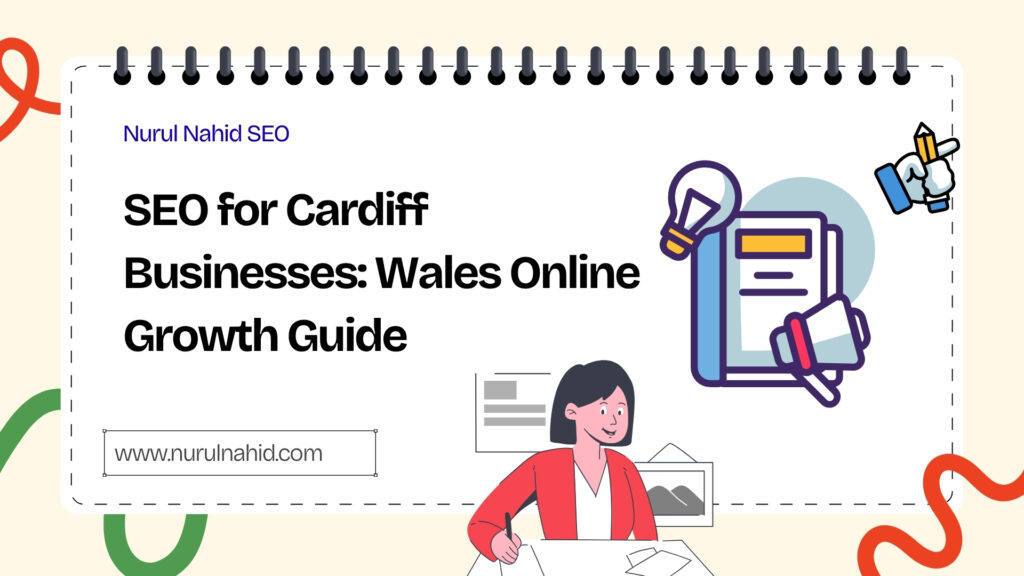 Cardiff Castle and the city centre skyline, representing the foundation and growth of search engine authority for Welsh businesses in 2026.