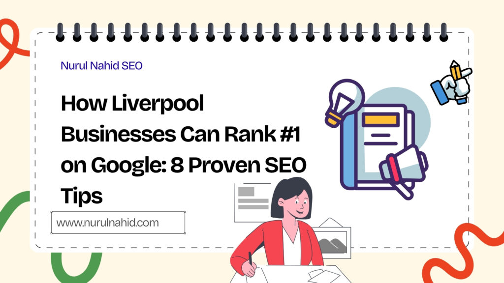 Marketing team discussing 8 proven SEO tips for how Liverpool businesses can rank #1 on Google.
