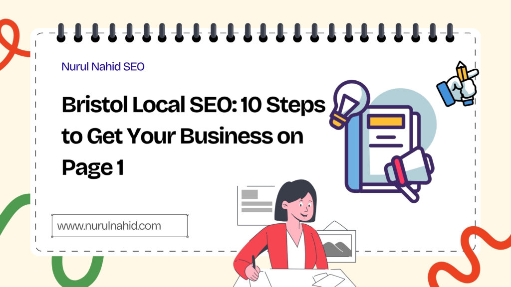 Bristol city landmark background for a guide on Bristol local SEO and steps to get your business on page 1.