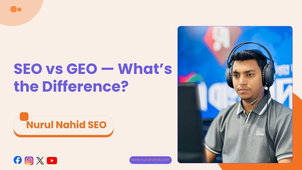SEO vs GEO: What’s the Difference