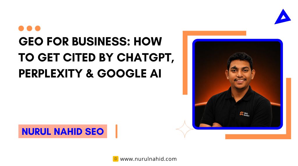 GEO for Business: How to Get Cited by ChatGPT, Perplexity & Google AI (2026 Guide)