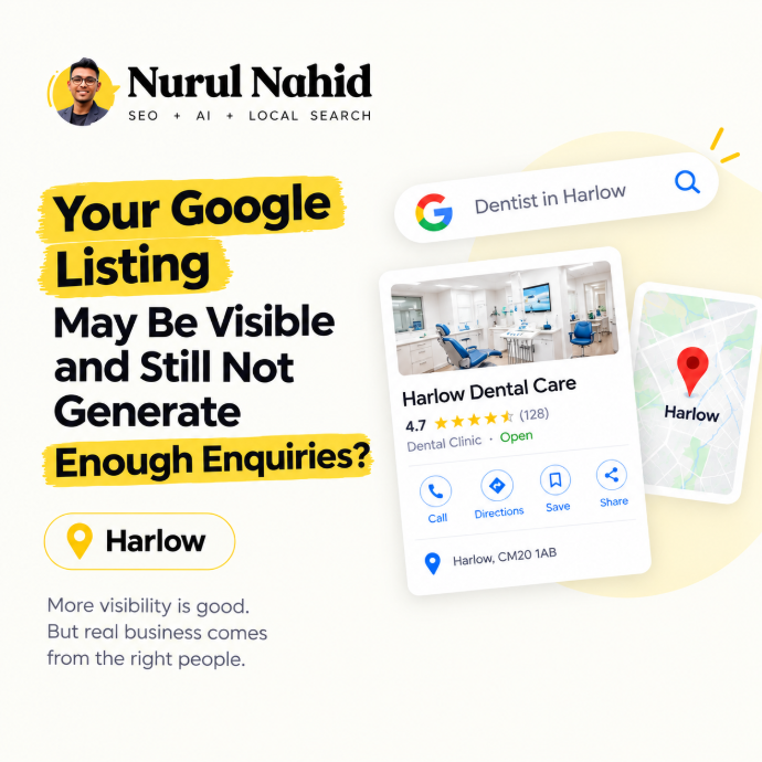 Your Google listing may be visible and still not generate enough enquiries